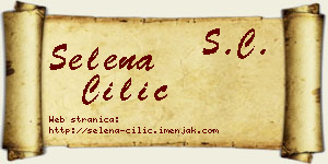 Selena Cilić vizit kartica